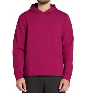 NWT DSG Men’s Sport Fleece Hoodie Size XL Raspberry Sherbet Color Zip Pocket